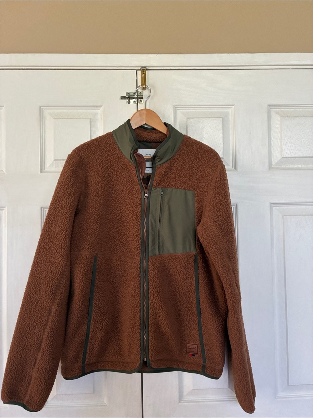 Herschel Mens Full Zip Sherpa Fleece